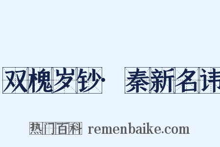 双槐岁钞·秦新名讳是什么意思的图片
